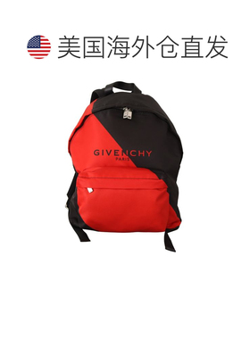 自营Givenchy & Nylon Urban Men's Backpack - black and red 美