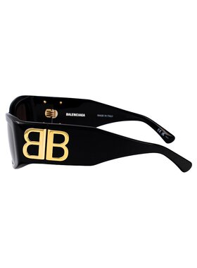 BALENCIAGA 女士眼镜 BB0360S005 CO 黑色 几何框太阳眼镜