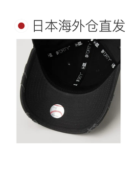 日本直邮NEW ERA MLB水洗做旧9FORTY帽子 洛杉矶道奇队黑色
