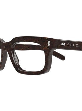 Gucci 古驰 女士 几何框平光镜 GG1711S brown棕色 舒适时尚