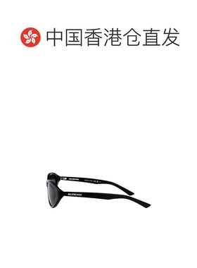 香港直邮BALENCIAGA 女士太阳镜 BB0404SK001 SS2025 黑色 全框太