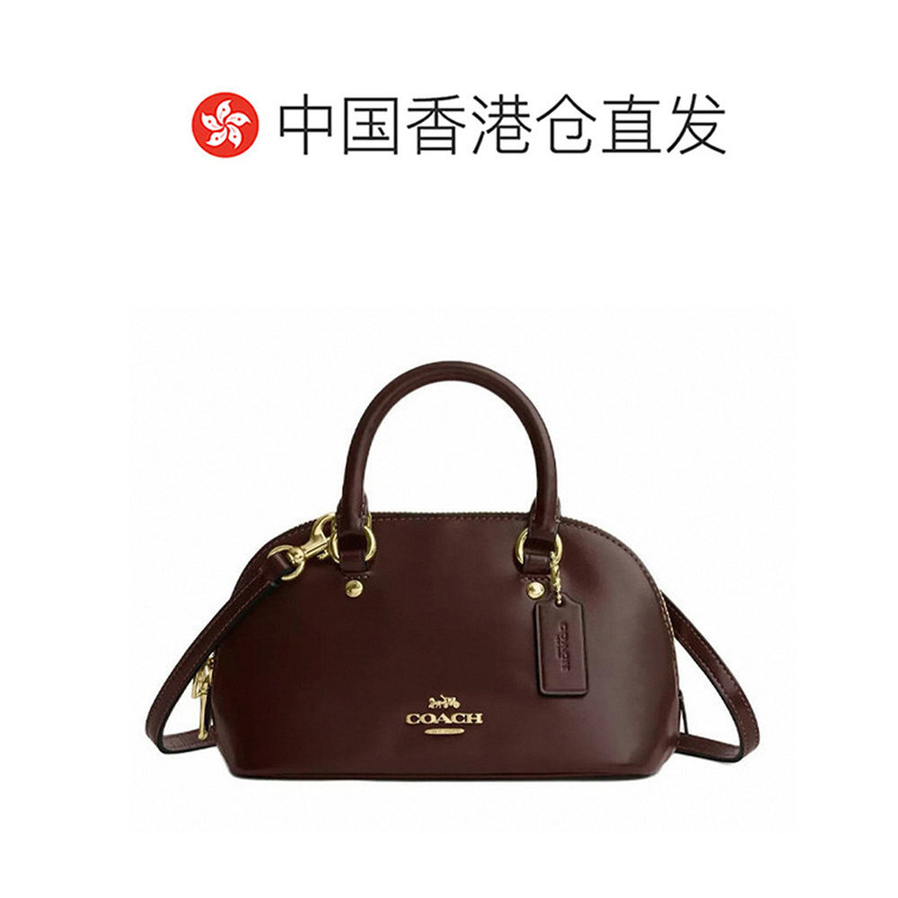 COACH outlet model SATCHEL LARA22 leather shoulder crossbody handbag CEA01