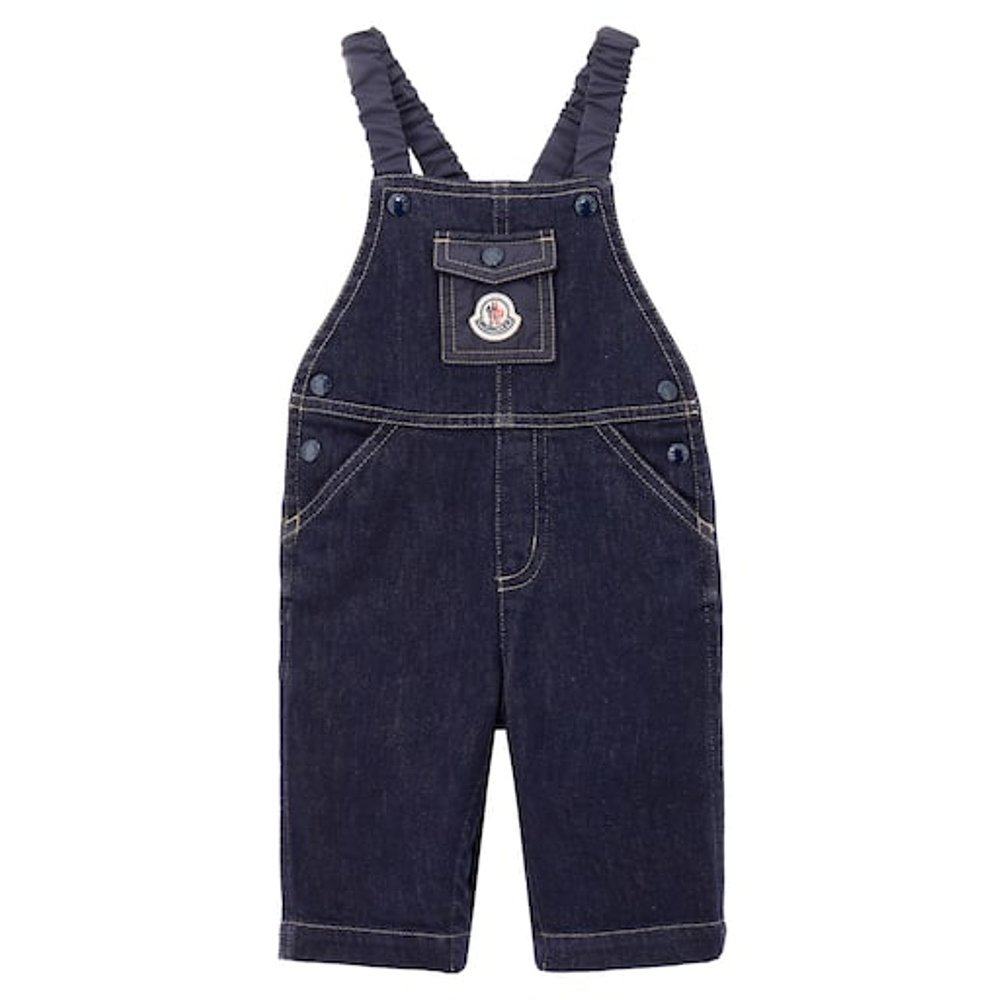 香港直邮moncler 婴儿 徽标牛仔工装裤童装 blue蓝色 舒适时尚,淘宝优惠券,粉丝福利购,淘宝优惠卷