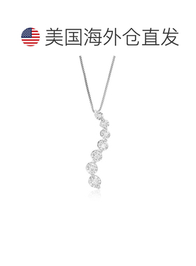 自营vir jewels1/12 cttw Lab Grown Diamond Pendant Necklace i