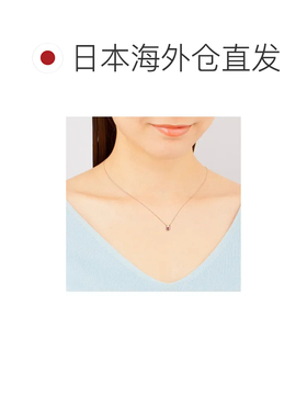 日本直邮【7 月诞生石】K10 玫瑰金项链 4℃ YONDOSEI 饰品
