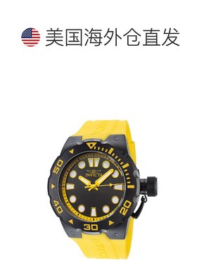 自营Invicta Men's Pro Diver 51mm Yellow Quartz Watch - yello