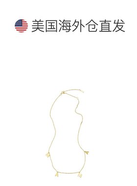 自营 Adornia Mama Neckalce 14k 黄金纯银水晶 - 黄色 美国奥莱