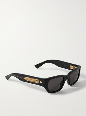 Bottega Veneta 葆蝶家 男士 方形框醋纤镀金太阳眼镜 BV1400S