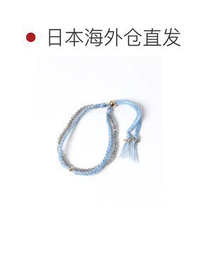 日本直邮岩座 IWAKURA 本蓝染纯棉麻手链 2CHZ0853