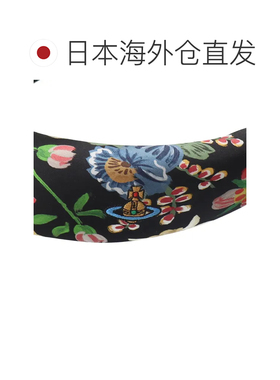 日本直邮Vivienne Westwood 民间花朵发带 黑色