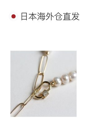 1h可退 日本直邮cui-cui天然淡水珍珠金色镀层项链850632cuicui
