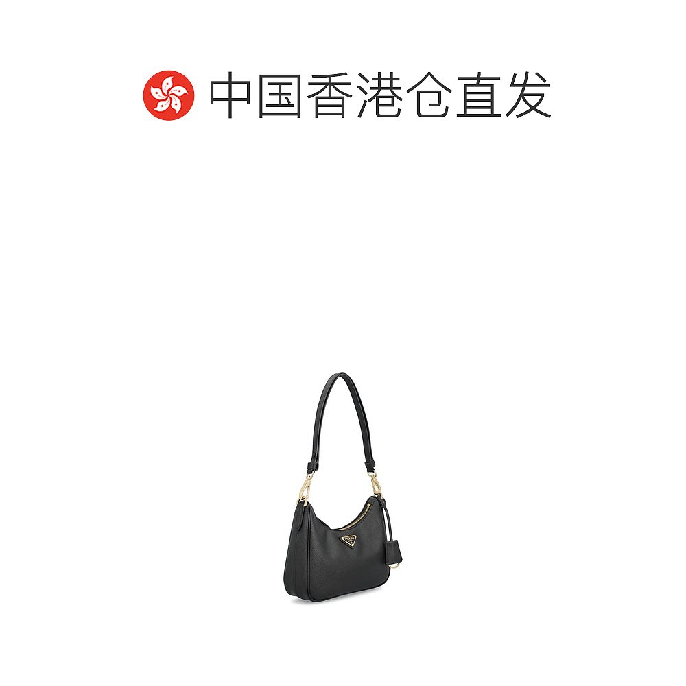 1h可退 香港直邮PRADA 女士单肩包 1BC204NZVF0632AI25 AW2025 黑 - 图1