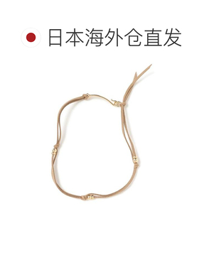 日本直邮BEAMS HEART 仿麂皮 金属珍珠项链 支付后1h可退