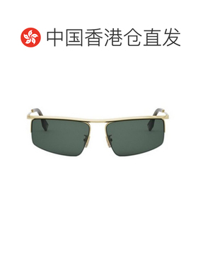 香港直邮FENDI 男士眼镜 FE40141U30N AW2025 绿色 几何框太阳镜