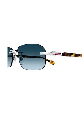 GUCCI 男士眼镜 GG1221S007 AW2025 灰色 GUCCI Sunglasses