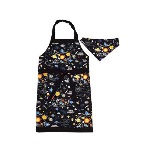 【日本直邮】Colorful Candy Style儿童围裙130-160cm宇宙N124073 - 图0