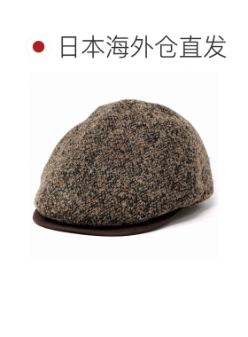 日本直邮ELEHELM 男士粗花呢猎帽 Ivy常春藤帽 圈圈纱粗花呢 绅士