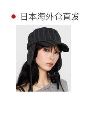 日本直邮LAGUA GEM 女士 条纹工装帽 飞行帽 510J【付后1h可退】
