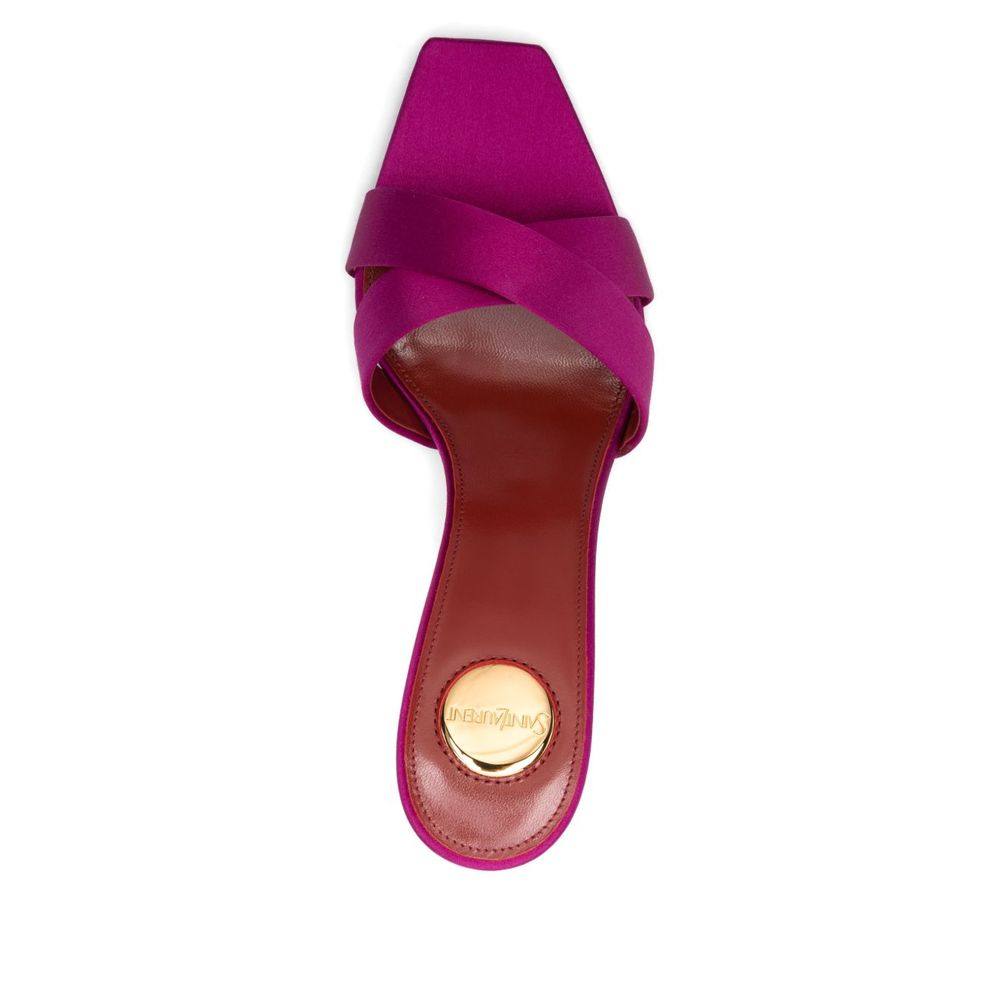 1h可退 香港直邮Saint Laurent 圣罗兰 女士 OPYUM 绸缎凉鞋 8189,淘宝优惠券,粉丝福利购,淘宝优惠卷