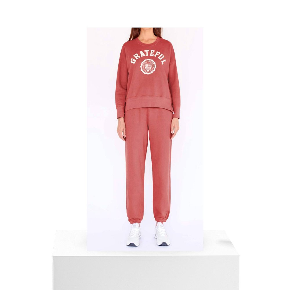 sundryBoyfriend Sweatpants In Brick - brick 【美国奥莱】直发 - 图3