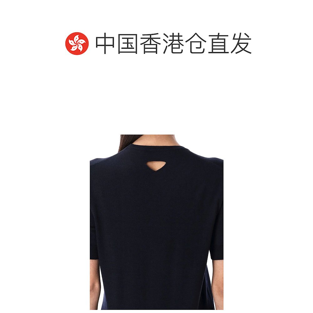 1h可退 香港直邮PRADA 女士针织衫 25PP24Q2I165PF0008 SS2025 蓝 - 图1