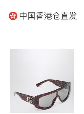 香港直邮GUCCI 女士眼镜 839997J07402312 AW2025 灰色 矩形框太