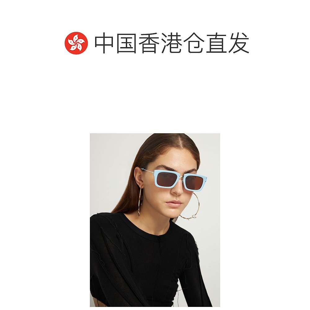 香港直邮Jacquemus 女士Les Lunettes Soli太阳镜 - 图1