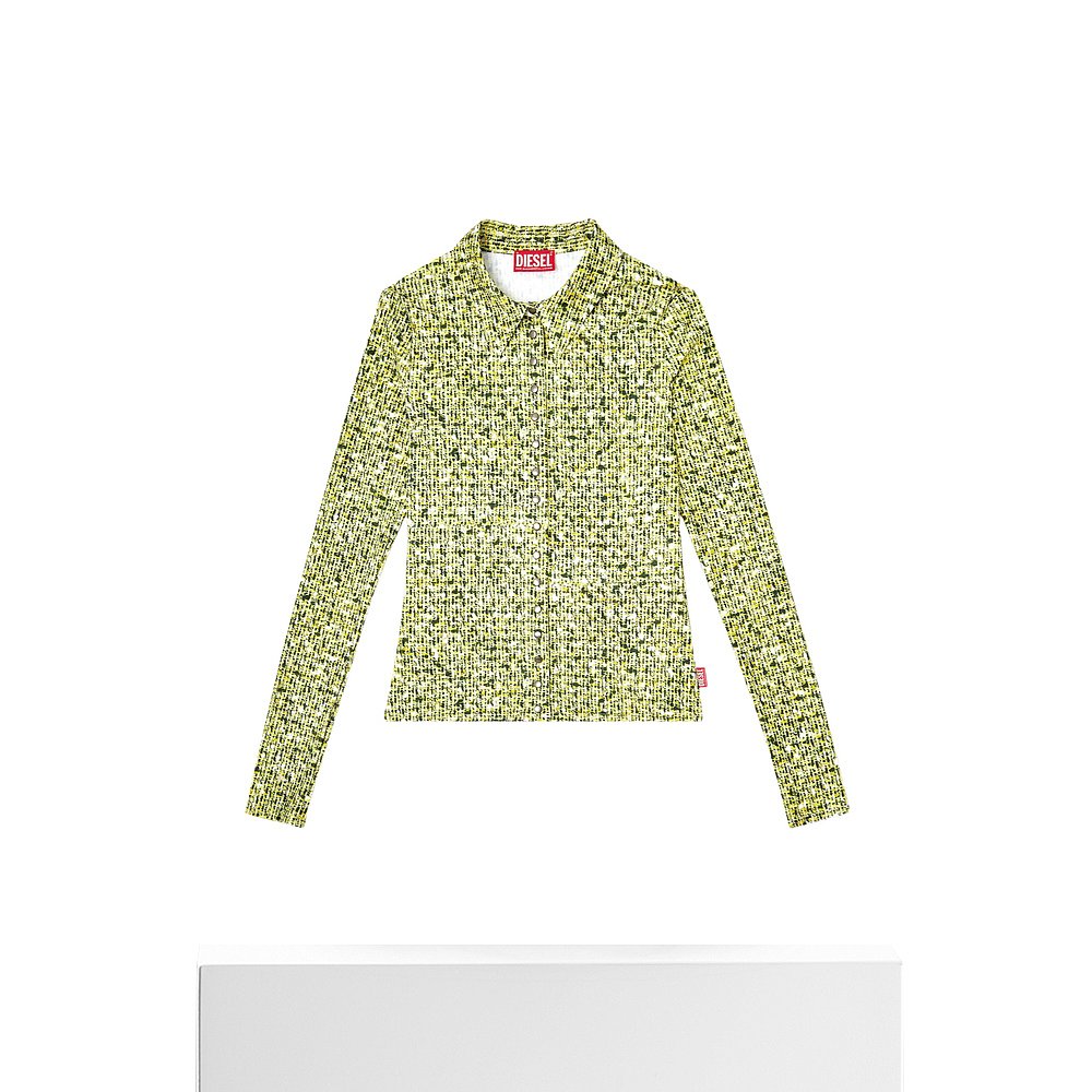 1h可退 香港直邮DIESEL 女士外套 A213160PKBK23RA AW2025 绿色 - 图3