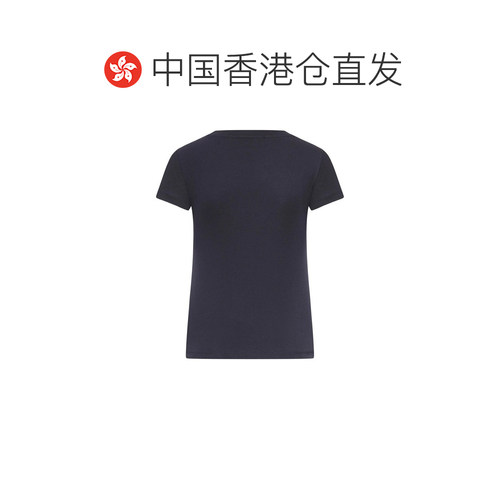 香港直邮GANNI 女士T恤 A1050179252 SS2026 黑色 Cotton T-Shirt - 图1