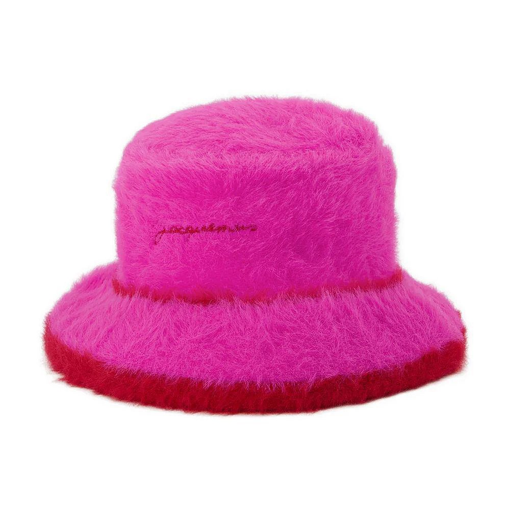 1h可退 JACQUEMUS 女士帽子 22H226AC408 AW2022 粉红色 Jacquemu - 图2