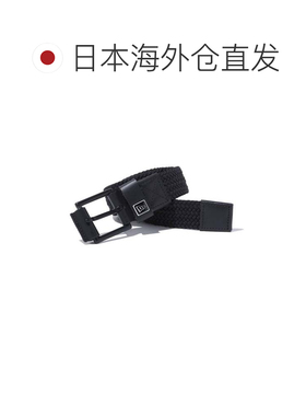 日本直邮NEW ERA 黑色弹力编织腰带 2
