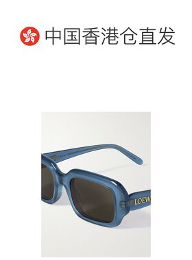 1h可退 香港直邮LOEWE 罗意威 男士 方形框醋纤太阳眼镜 LW40158I