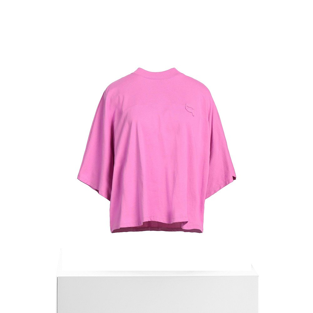 香港直邮潮奢 Karl Lagerfeld 卡尔 拉格斐 女士 Oversize-t-shir - 图3