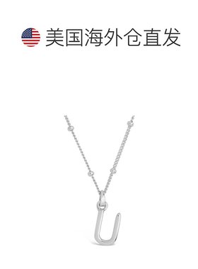 sterling forever纯银初始项链与串珠链 - silver-u 【美国奥莱】