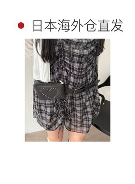 WEGO 女士 心形铆钉腰带配迷你零钱包 WE26AS07SG【付后1h可退】