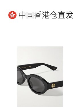 香港直邮GUCCI 女士眼镜 GG1579S001 CO 黑色古驰太阳镜