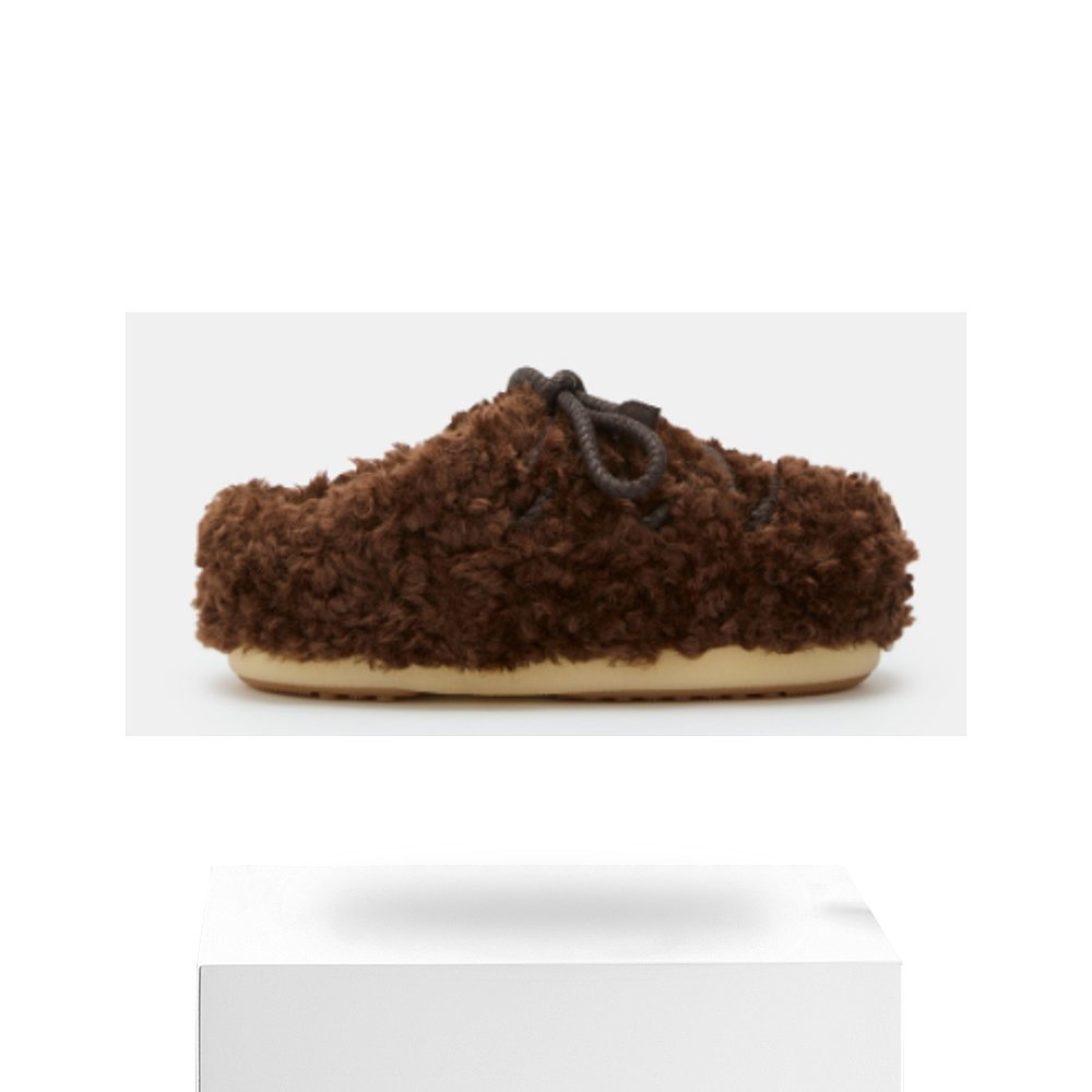 1h可退 MOON BOOT 男士拖鞋 80D1470080M010 AW2025 棕色 - 图3