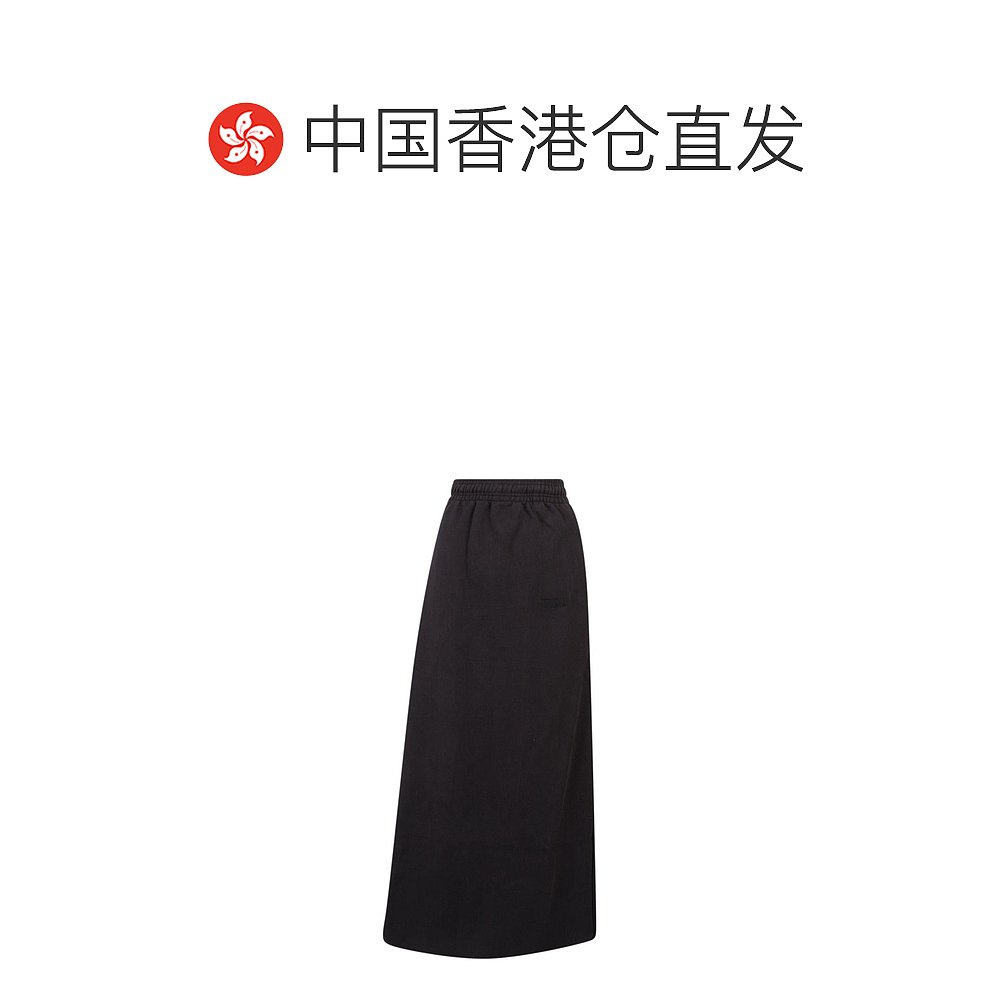 香港直邮VETEMENTS 女士半身裙 WA53SK600BBLACK - 图1