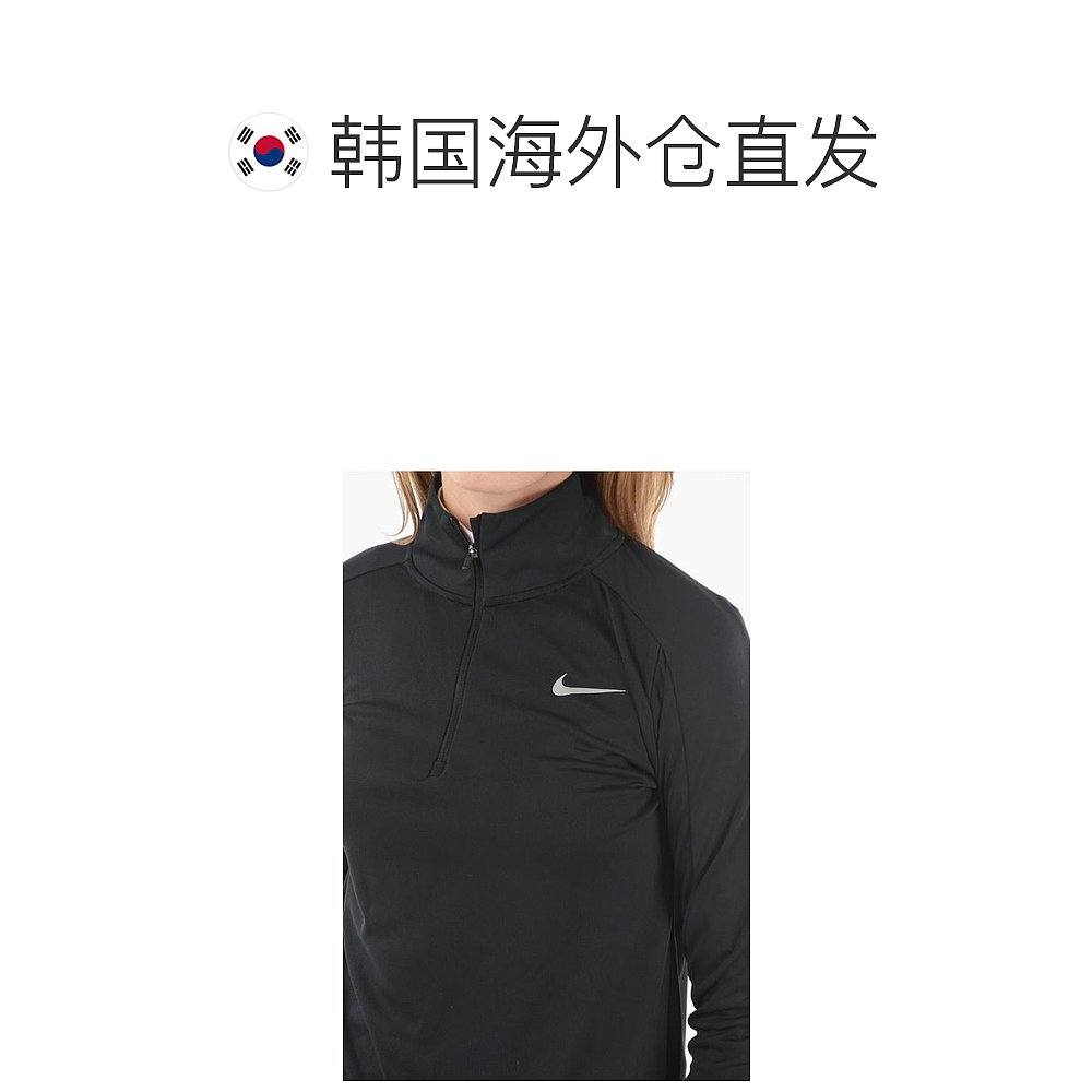 韩国直邮NIKE连帽卫衣女DQ6377 010Black-图1