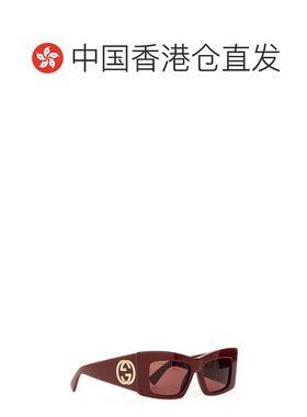 香港直邮GUCCI 女士眼镜 819535J07406060 古驰红色CO