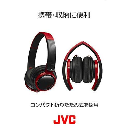 【日本直邮】 JVC HA-S200-B 封闭式耳机 折叠式 DJ青年款 黑与蓝 - 图3