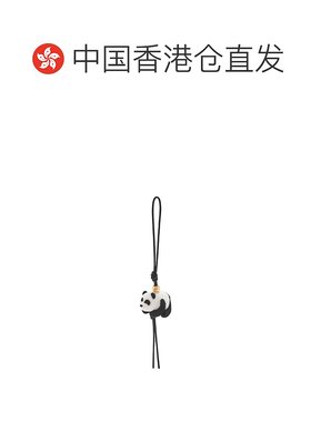 香港直邮LOEWE 男士吊坠 CA36232X291102 CO 黑色 熊猫挂饰