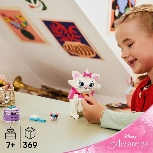 日本直邮LEGO 乐高迪士尼优雅猫咪可爱玛丽43286玩具礼物7岁8岁9 - 图0