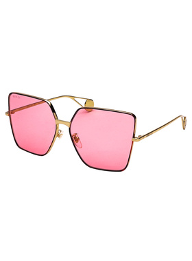 1h可退 GUCCI 女士眼镜 GG0436S005 SS2025 粉红色 GG0436S