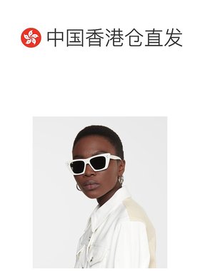 1h可退 香港直邮潮奢 Celine 思琳 女士 猫眼太阳眼镜 white白色