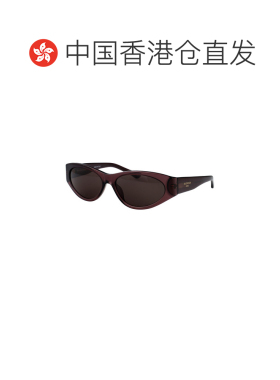 1h可退 香港直邮BALENCIAGA 女士眼镜 BB0367S004 CO 黑色 几何框