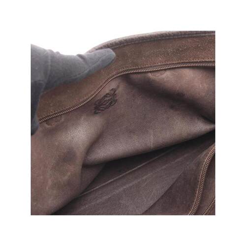 日本直邮中古Loewe罗意威女包B级9新Amazona32牛皮手提包棕色 - 图3