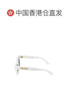 香港直邮GUCCI 女士眼镜 GG1773S002 CO 黑色 几何框太阳镜古驰