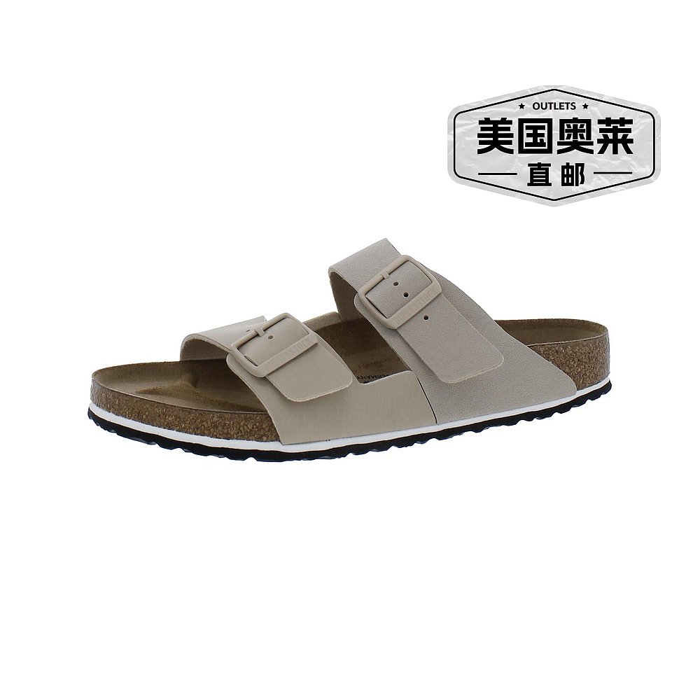 birkenstockArizona Split 女式人造革软木拖鞋 - 冰色 【美国奥 - 图0