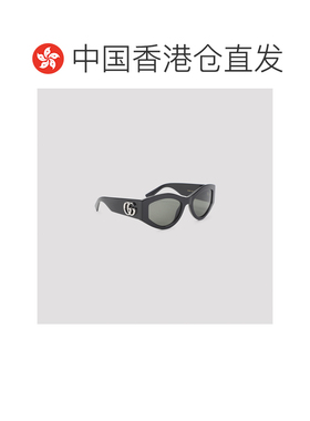 香港直邮GUCCI 女士眼镜 840002J07401012 AW2025 黑色 椭圆形镜